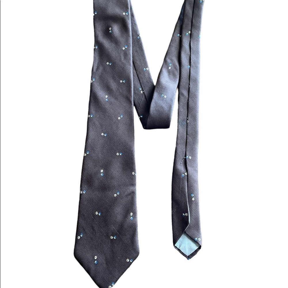 Christian Dior 100% Brown silk tie